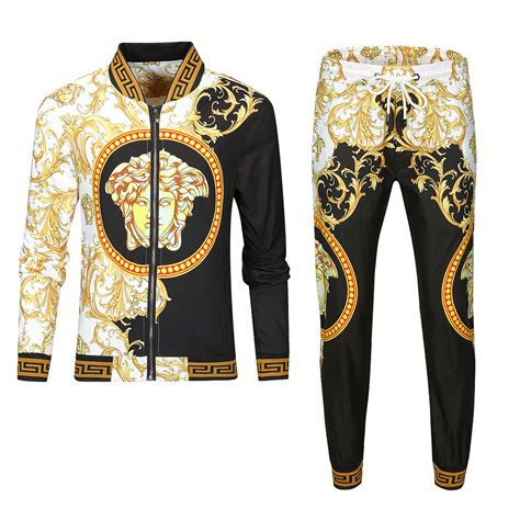 men's versace tracksuit